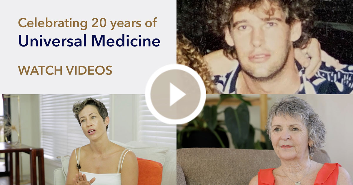 Celebrating 20 years of Universal Medicine Video Series