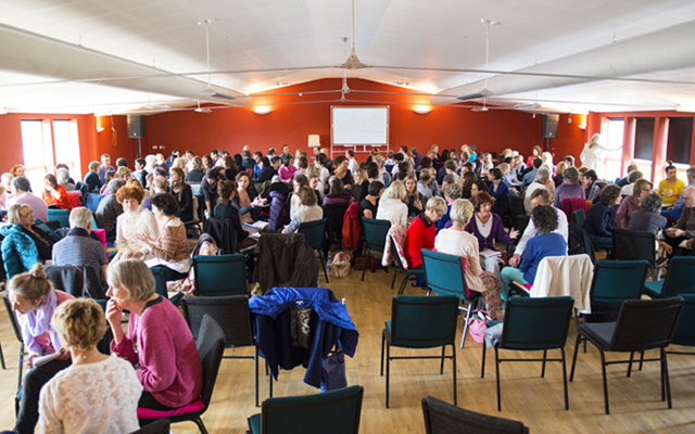 Group work at the Universal Medicine UK Retreat 2013