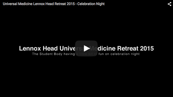 Universal Medicine Lennox Head Retreat 2015 Celebration Night