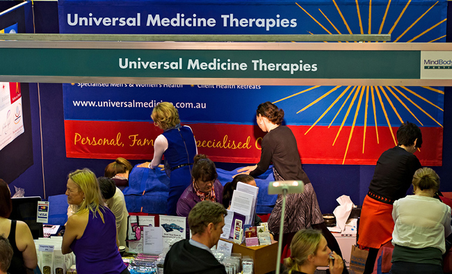 Universal Medicine Trained Practitioners at the Mind, Body, Spirit Festival Brisbane